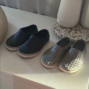 Native Shoes Lot - Black and Gray